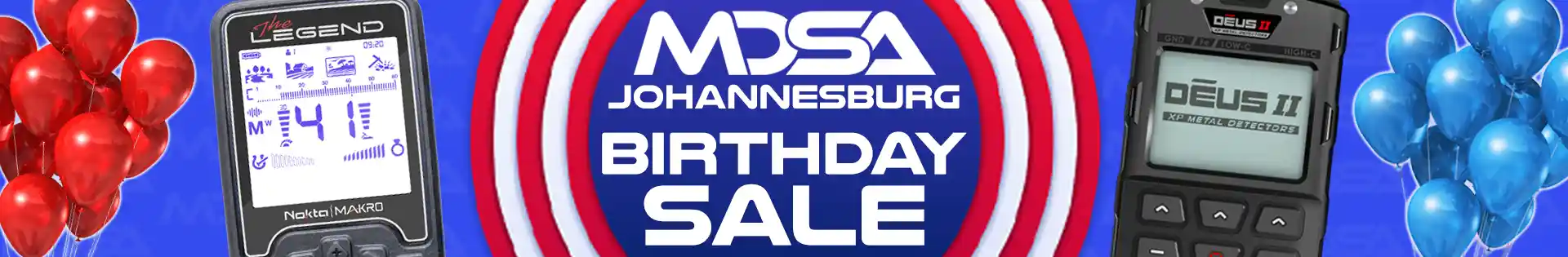 Metal Detectors South Africa Birthday Sale - Johannesburg Branch