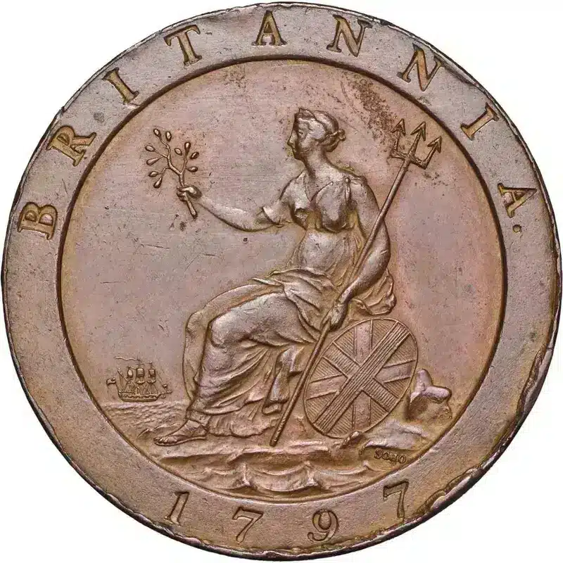 Cartwheel Penny 1797 Britannia