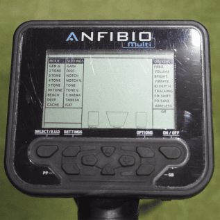 USED Nokta Anfibio Multi Metal Detector - Front