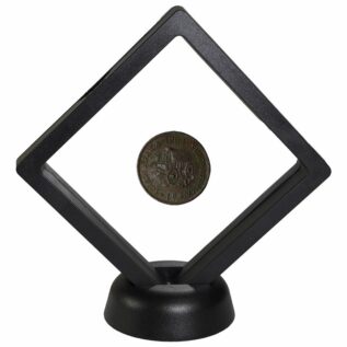 BIG John 3D Floating Coin Frame Black Coin Display