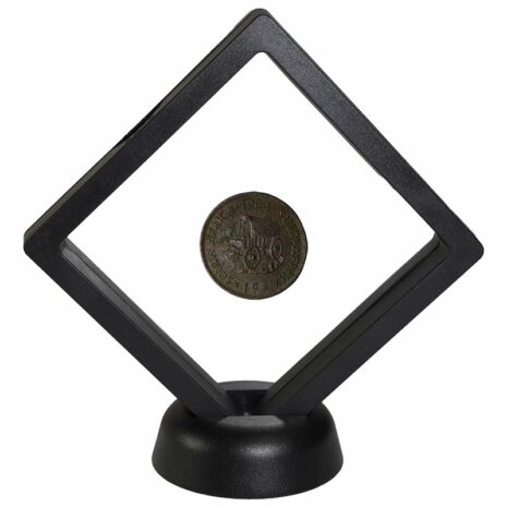 BIG John 3D Floating Coin Frame Black Coin Display