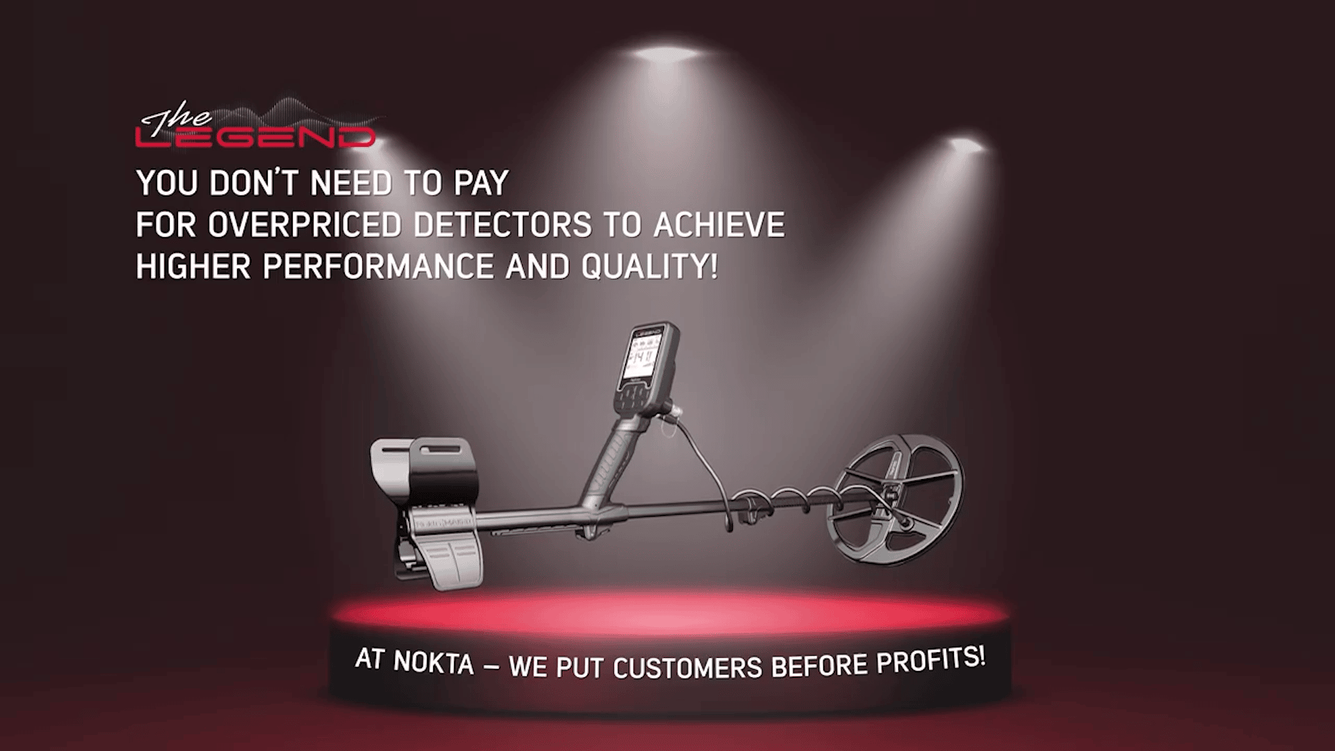 Nokta Legend Metal Detector. Don't Pay More For Less!