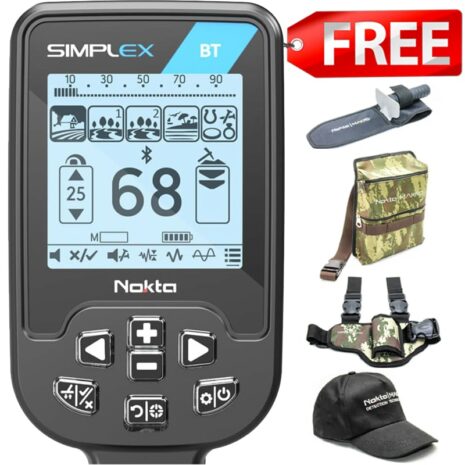 Nokta Simplex BT Metal Detector Starter Pack Combo