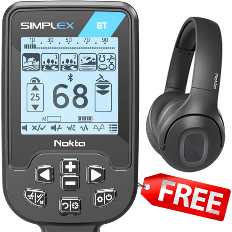 Nokta Simplex BT Metal Detector + FREE Nokta BT Headphones (Save R2500)