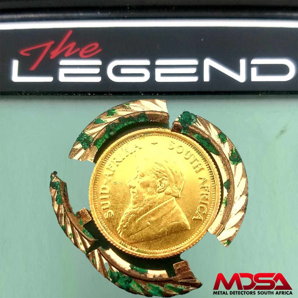 Nokta Legend Krugerrand Gold Coin Metal Detector Find