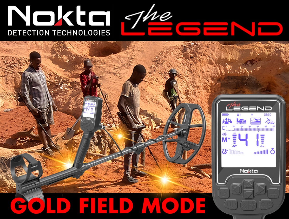 Nokta Legend Gold Detector with gold field mode
