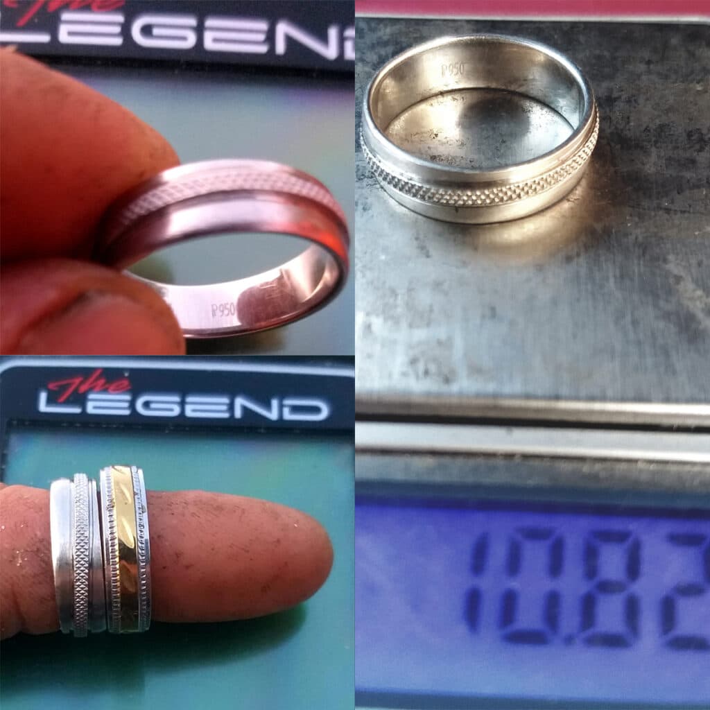 Nokta Legend Platinum Ring Find