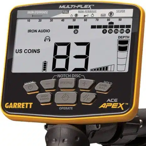 Garrett ACE APEX Metal Detector With MS-3