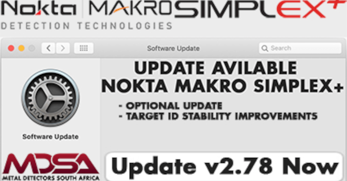 Simplex+ Software/Firmware Update v2.78
