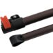 Detect-Ed Equinox Carbon Fiber Shaft Set - Red-Belly Black