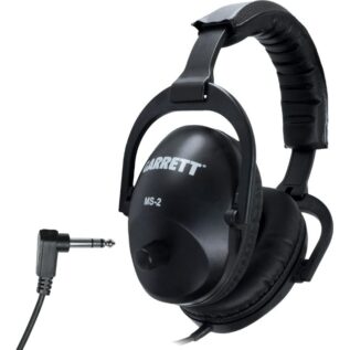 Garrett MS-2 1/4" Right Angle Stereo Plug Headphones